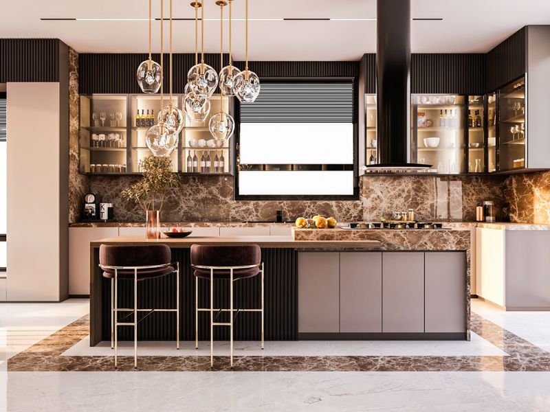 Phong cách luxury luôn mang đến sự xa hoa, đẳng cấp cho ngôi nhà